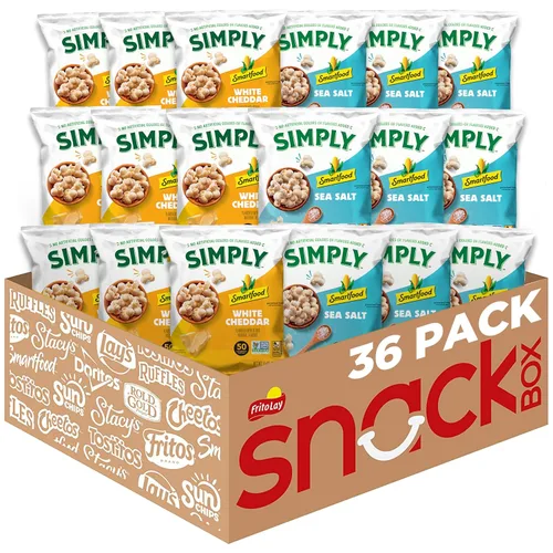 Miniatura 15 de Smartfood White Cheddar - Palomitas de maíz, sabor queso cheddar blanco, 0.625 onzas (paquete de 40)