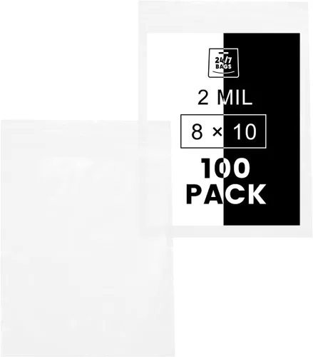 Miniatura 16 de Bolsas de plástico de polietileno transparentes con cierre de cremallera resellable de 6" x 9" (1000 bolsas) de 2 mil