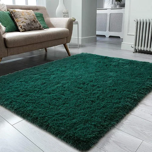 Miniatura 46 de Ompaa Alfombra esponjosa, alfombra mullida súper suave para dormitorio, sala de estar, alfombra grande de felpa de 6 x 9 pies, alfombra de pelo
