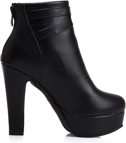 Miniatura 58 de Scaoruki Zapatos de otoño de moda para mujer, botines de tacón de bloque