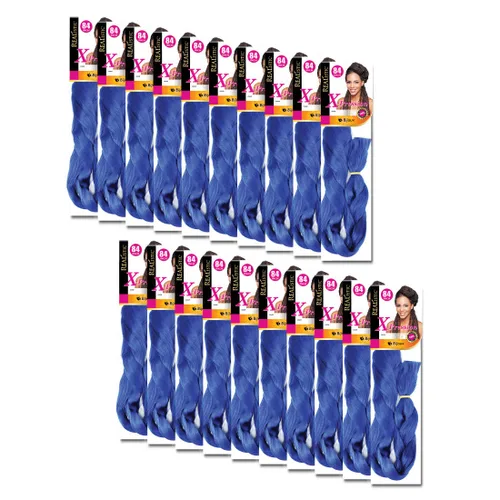 Miniatura 17 de Realistic Trenza original X-Pression 84 pulgadas 100% Kanekalon (paquete de 3, 1) M-61XPRES84