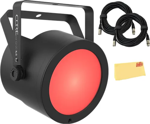 Miniatura 9 de Chauvet DJ Swarm 5 FX ILS 3 en 1 Derby/Strobe - Paquete de luces LED con 2 cables DMX y paño de pulido Austin Bazaar