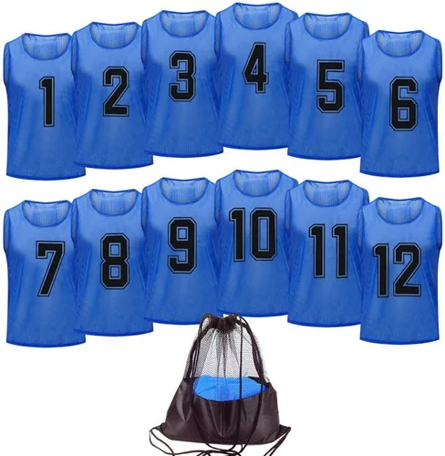 Miniatura 11 de Camiseta de baloncesto,Pinnies Adulto,Chalecos Scrimmage para niños Equipo de entrenamiento de fútbol