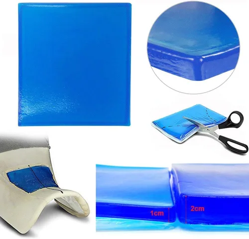 Miniatura 3 de Almohadilla de gel para asiento de motocicleta, cojín de asiento de automóvil, almohadilla de absorción de golpes, almohadilla suave y cómoda