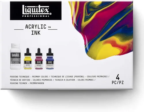 Miniatura 10 de Liquitex Tinta acrílica profesional, 1 oz (1.0 fl oz), juego de colores esenciales, juego de 6 Esencial - Juego de 6