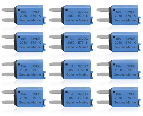 Miniatura 14 de Kit surtido de fusibles de cuchilla de perfil bajo con reinicio manual ATM, fusibles de cuchilla mini 5A 6A 7.5A 10A 15A 20A 25A 30A Amp, fusibles