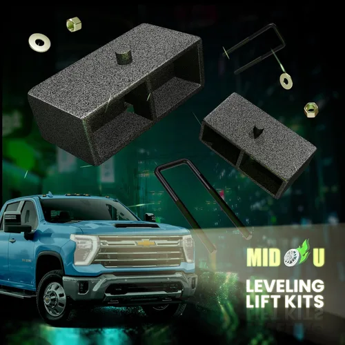 Miniatura 7 de Kit de nivelación de elevación de 2 pulgadas para la parte trasera de Chevy Silverado 1500 GMC Sierra 1500 de 1999-2023, bloque de elevación trasero