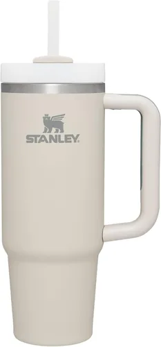 Miniatura 196 de Stanley Quencher H2.0 - Vaso de acero inoxidable con asa, pajilla y tapa FlowState giratoria de 3 posiciones; aislamiento térmico, sin BPA; apto