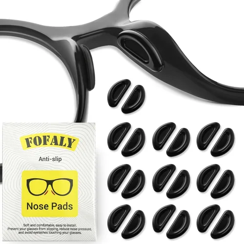 Almohadillas de nariz para gafas, almohadillas antideslizantes para la nariz, suaves y cómodos cojines de silicona para gafas de sol, reducen la