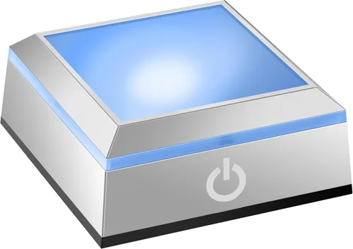 ERWEI Base de luz LED para arte de cristal 3D de vidrio, placa de exhibición de base cuadrada con luz colorida, soporte plano