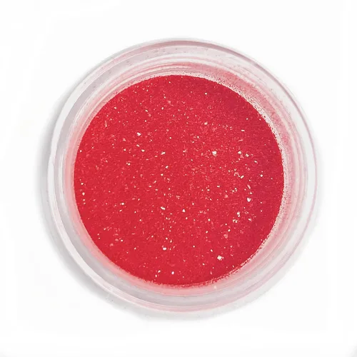 Cherry Red - Purpurina comestible de lujo para tartas, 0.18 onzas, vegano, kosher, pasteles, cupcakes, fondant, decoración, cake pops, dulces,