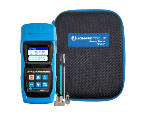 Miniatura 18 de Jonard Tools PON-55 Medidor de Potencia de Red Óptica Pasiva (-35 a +15 dBm) para BPON/EPON/GPON, Versión APC