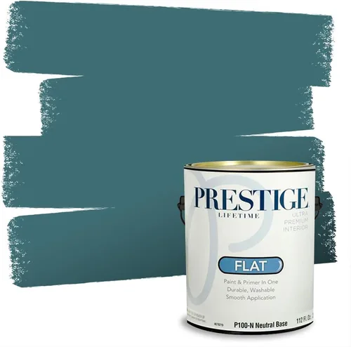 Miniatura 209 de PRESTIGE Pintura interior e imprimación en uno, azul cielo, semi-brillante, 1 galón