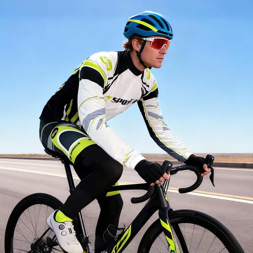 Miniatura 44 de sponeed Ropa de ciclismo para hombre, manga larga, para bicicleta de montaña, camiseta de bicicleta de carretera, pantalones acolchados, trajes