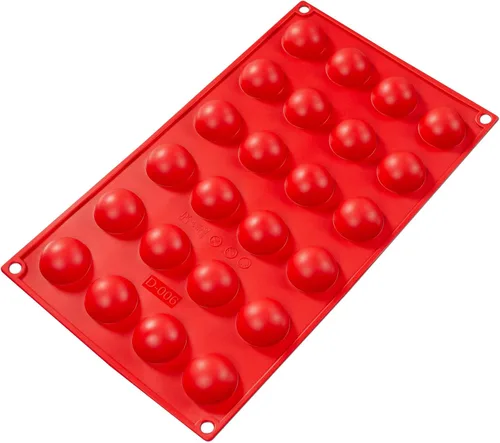 Miniatura 7 de Fat Daddio's SMF-021 - Utensilios de silicona para hornear de 8 cavidades Baba (3.1 oz)