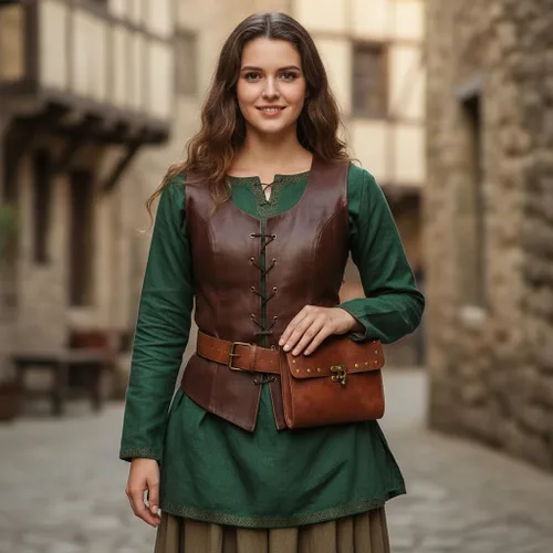 Miniatura 4 de Accesorio de disfraz renacentista, bolsa de cinturón retro, estilo steampunk, medieval, casual, para festivales góticos, cosplay