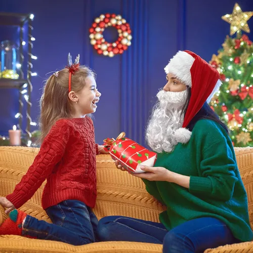 Miniatura 7 de Funrous Bolsas de Favor con Cordón de Navidad Bolsas de Plástico para Dulces y Golosinas de Navidad para Niños Cumpleaños Envoltorio de Aperitivos