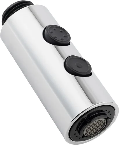 Hibbent Rociador Extraíble para Fregadero, Cabezal de Grifo de Cocina de 2 Funciones, Cabezal de Rociador Retráctil para Baño con Conector Macho