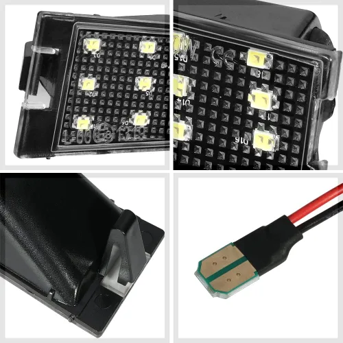 Miniatura 5 de Par de luces LED para matrícula compatibles con Cadillac CTS Sedán 08-10, PT-ZTL-9064