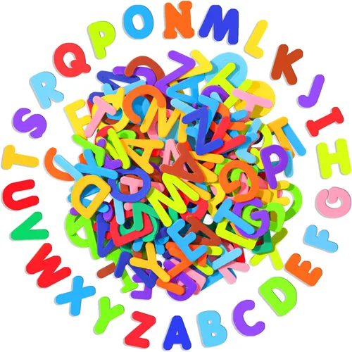1050 calcomanías de letras, 10 colores de espuma, calcomanías autoadhesivas del alfabeto ABC para manualidades, proyectos escolares para niños,