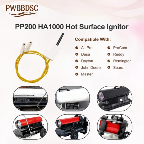 Miniatura 2 de Encendedor de superficie caliente PP200 PP200SC para Desa Reddy y calentador principal, reemplace la pieza HSI PP200 71-052-0700 HA1000