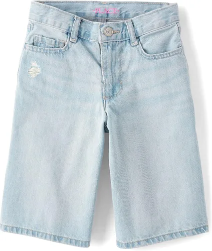 Miniatura 28 de Pantalones cortos midi de mezclilla