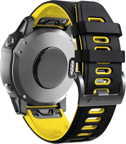 Miniatura 10 de ANCOOL Correa de reloj Fenix 6/7/5/8 de 1.850 in, correa suave de silicona de 0.866 in de repuesto para reloj inteligente Fenix 6 Pro/5 Plus/7 Pro