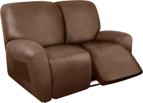 Miniatura 45 de ANARACHON Fundas para Sillas Reclinables Tipo Cuero, 4 Piezas Funda para Sillón Reclinable Lazy Boy, Protector de Muebles - Funda Suave Lavable