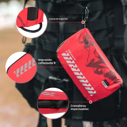 Miniatura 2 de RHINO RESCUE Kit de primeros auxilios pequeño ultraligero resistente al agua Kit médico para senderismo, mochileros, ciclismo, viajes, vehículos
