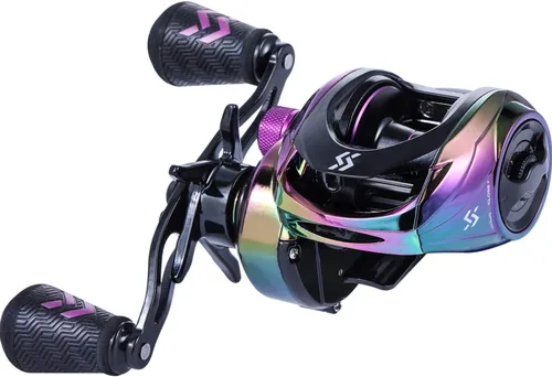 Sougayilang Carretes de Baitcasting - Carrete de Pesca Colorido, Relaciones de Engranajes 8.0:1/7.3:1, 9+1 BB, Sistema de Frenado Magnético