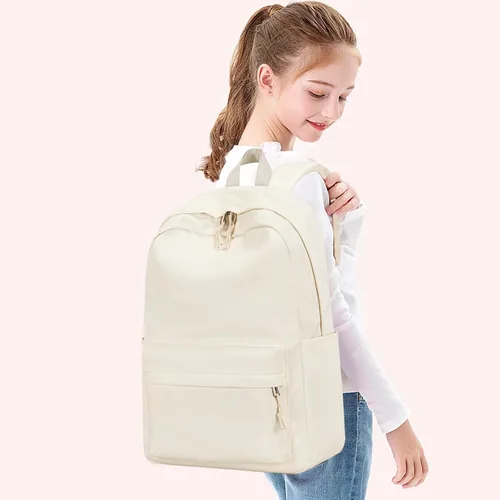 Miniatura 2 de BLUBOON Mochila escolar de lona, mochila escolar para adolescentes y niñas, escuela secundaria (Water Bule 3 en 1)