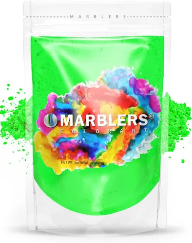 Miniatura 19 de MARBLERS Polvo de mica fluorescente, pigmento mate, tinte, no tóxico, vegano, libre de crueldad, esmalte de uñas, arte de uñas, jabón, limo, vela