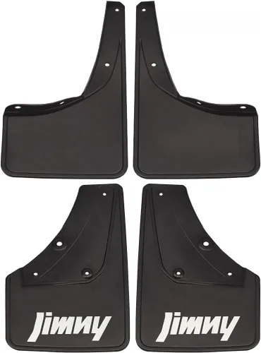 JSCARLIFE Kit de guardabarros para S-uzuki Jimny BJ74 2019-2022 Juego Premium Delantero y Trasero de Guardabarros Protectores contra Salpicaduras