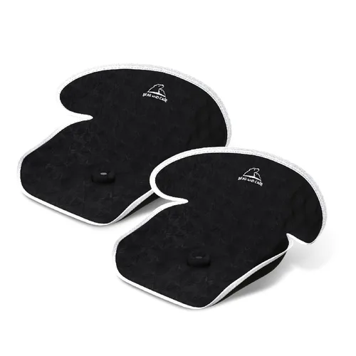 Miniatura 12 de Bear and Care - Almohadillas de charco - Cochecitos, gorilas y almohadilla de asiento de automóvil, funda impermeable y lavable a máquina en el Negro