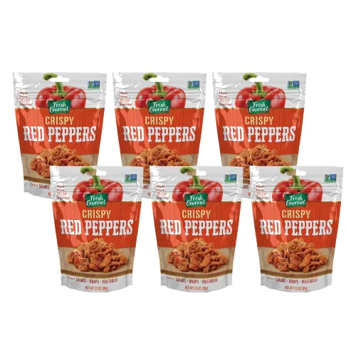 Miniatura 7 de Fresh Gourmet Trío de ingredientes para ensaladas, envolturas, verduras, hamburguesas, sándwiches y aperitivos, adornos crujientes para ensaladas