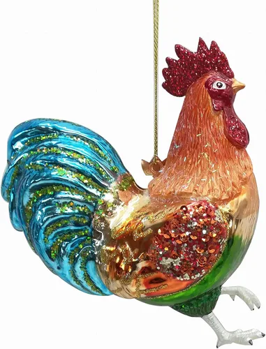 Miniatura 3 de Adorno de gallo de cristal Noble Gems™