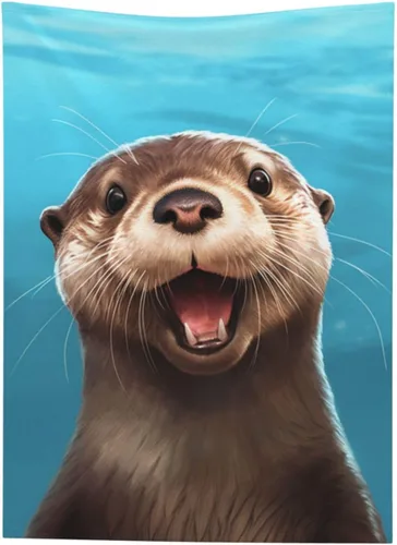 Miniatura 13 de Manta de forro polar con estampado digital de ratas, súper suave y cálida, 50 x 70 pulgadas, para sofá, acogedora, mullida