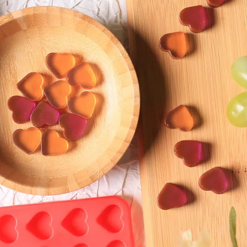 Miniatura 5 de Mini molde de silicona con forma de corazón, 150 cavidades en forma de corazón, moldes de chocolate para dulces, fondant, gomitas, gelatina, molde