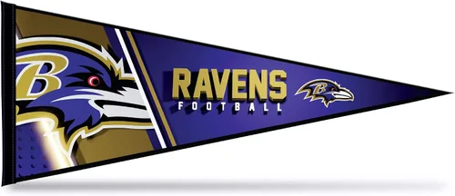 Miniatura 20 de Rico Industries NFL Football Primary 12" x 30" Felt Wall Décor Pennant - Great for Home/Bed Room/Man Cave Décor