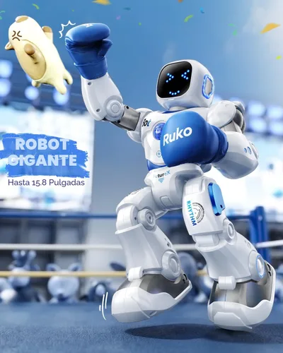 Miniatura 3 de Ruko 1088 - Robot inteligente para niños, gran robot interactivo programable con control remoto, control por aplicación, regalo de cumpleaños
