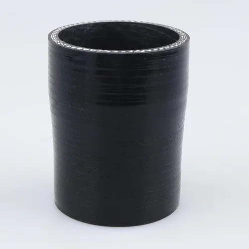 Miniatura 22 de AC PERFORMANCE ID de 1-1/8" a 1" (44mm a 25mm) Manguera de silicona recta reductora de 3 capas reforzada, negra, de 3" de longitud