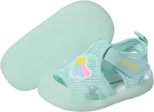 Miniatura 4 de Sandalias de verano para bebé, malla transpirable, suela de goma, antideslizantes, zapatos para exteriores para niños y niñas de 9 a 30 meses