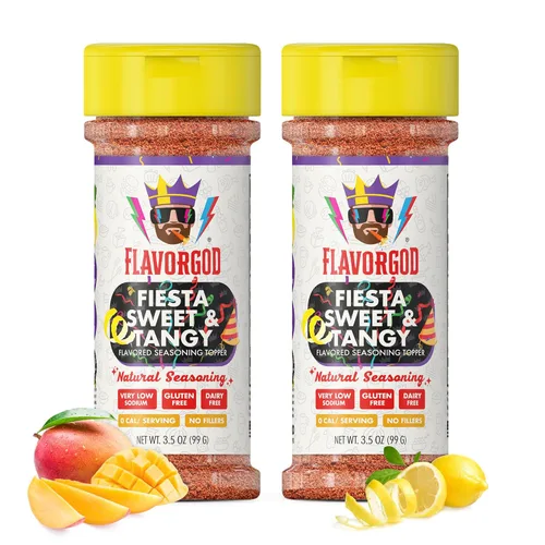 Miniatura 42 de Mezcla de Condimentos con Sabor a Queso de FlavorGod - Mezcla de Especias Premium Totalmente Natural y Saludable para Pollo, Verduras, Ensalada