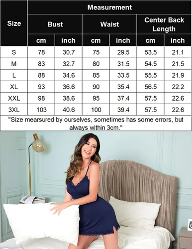 Miniatura 6 de Avidlove - Camisón de lencería sexy de mujer para dormir