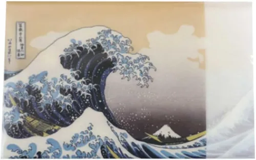 Miniatura 9 de Ukiyoe Design of Katsushika Hokusai "Hodogaya on The Tokaido" de Treinta y seis vistas del Monte Fuji Mino Washi Torecón Japonés Kaishi Papel 20