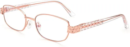 Miniatura 9 de Dollger Lentes rectangulares con bloqueo de luz azul para mujer y hombre, marco de metal cuadrado Y2K, pantalla de computadora