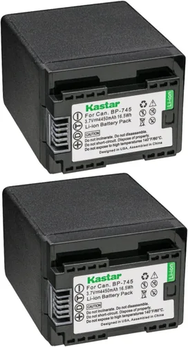 Miniatura 4 de Kastar Batería BP-745 de repuesto para Canon VIXIA HF M500 HFM500, VIXIA HF R30 HFR30, VIXIA HF R32 HFR32, VIXIA HF R36 HFR36, VIXIA HF R37 HFR37