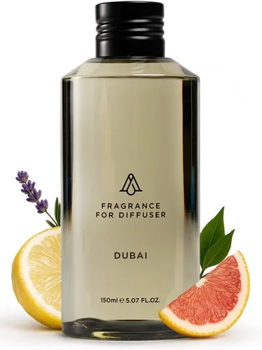 AromaPlan Hotel Scents Dubai 5 Fl Oz (148ml), Aceite Difusor de Aroma Lujoso para Hogar y Hotel - Aceite Difusor de Hotel para Aromaterapia - Hecho