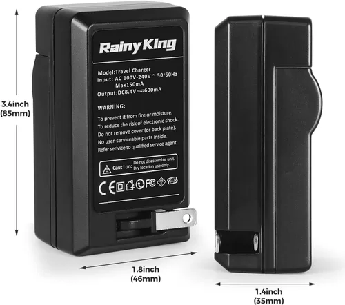 Miniatura 5 de Cargador de batería LP-E10 para Canon EOS Rebel T3, T5, T6, T7, Kiss X50, X70, X80, X90, 1100D, 1200D, 1300D, 1500D, 3000D