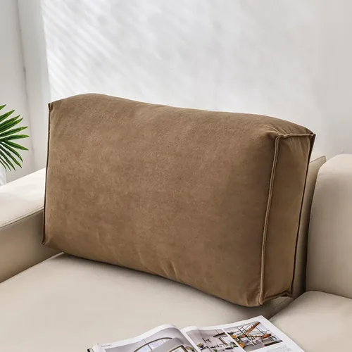 Miniatura 8 de Almohadas de cabecero, almohada de lectura gris, almohada para cabecero, respaldo de cama, cojín de espalda, cojín de posicionamiento de cintura
